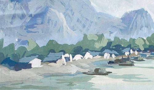 客厅山水画怎么选 聚宝盆山水画都有旺盛之气