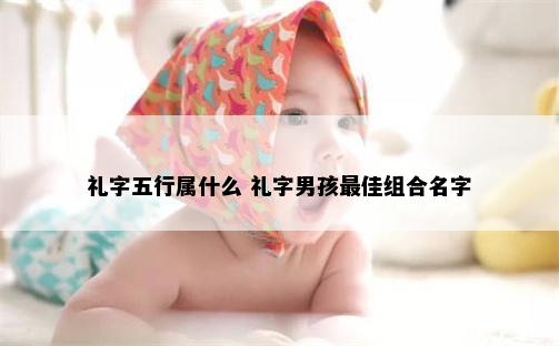 礼字五行属什么 礼字男孩最佳组合名字