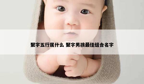 聚字五行属什么 聚字男孩最佳组合名字