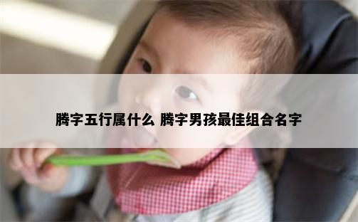 腾字五行属什么 腾字男孩最佳组合名字
