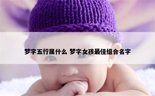梦字五行属什么 梦字女孩最佳组合名字